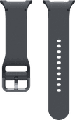 Samsung Galaxy Watch 8 Series Siliconen Sport Bandje Donkergrijs S/M Horlogebandje voor Samsung