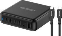 Sitecom 200W GaN Power Delivery Wandoplader + Sitecom USB-C naar USB-C Kabel 2m Universele laptop oplader