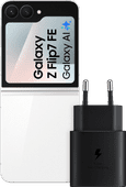 Samsung Galaxy Z Flip 7 FE 128GB White 5G + Samsung Charger 25W Black Buy Samsung Z phone?