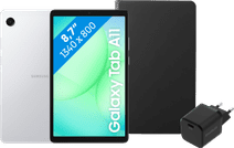 Samsung Galaxy Tab A11 8,7 inch 64GB Wifi Zilver + Basis Accessoirepakket Tablet met minstens 32GB opslag