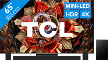 Coolblue TCL 65" QD Mini-led C9K 4K (2025) + TCL Q85H PRO aanbieding
