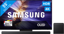 Coolblue Samsung 55" OLED S90F 4K (2025) + Samsung HW-QS700F (2025) aanbieding