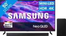 Coolblue Samsung 50" Neo QLED QN82F 4K (2025) + Samsung HW-B66CF (2025) aanbieding
