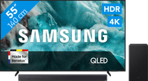 Coolblue Samsung 55" QLED Q7F4 4K (2025) + Samsung HW-B450F (2025) aanbieding