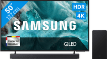 Coolblue Samsung 50" QLED Q7F4 4K (2025) + Samsung HW-B450F (2025) aanbieding