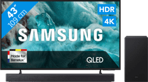 Coolblue Samsung 43" QLED Q7F4 4K (2025) + Samsung HW-B450F (2025) aanbieding