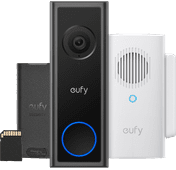 Coolblue Eufy Video Doorbell C31 + SD kaart + Chime met Wifi Repeater aanbieding