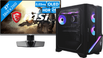 Coolblue MSI MPG Infinite X3 AI 2NVZ9-231EU + MSI MPG 272URX QD-OLED aanbieding