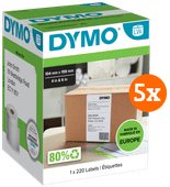 DYMO LabelWriter Extra Grote Etiketten 104 x 159 mm 5-pack Dymo label