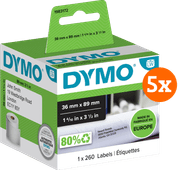 DYMO LabelWriter Adres Etiket 36x89mm 5-pack Dymo label