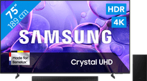 Coolblue Samsung 75" Crystal UHD U8070F 4K (2025) + Samsung HW-B66CF (2025) aanbieding