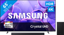 Samsung 65 inches Crystal UHD U8070F 4K (2025) + Samsung HW-B450F (2025) Samsung television promotion