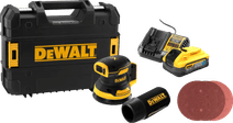 DeWalt DCW210NT-XJ 5,0 Ah POWERSTACK Accu Compleet Pakket Schuurmachine met stofafzuiging