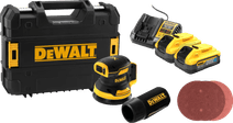 DeWalt DCW210NT-XJ 5,0 Ah POWERSTACK Accu (2x) Compleet Pakket Schuurmachine met stofafzuiging