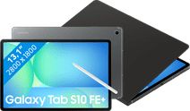 Samsung Galaxy Tab S10 FE Plus 13,1 inch 256GB Wifi en 5G Grijs + Book Case Zwart Grote tablet