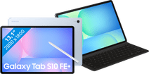 Samsung Galaxy Tab S10 FE Plus 13,1 inch 128GB Wifi Lichtblauw + Toetsenbord Hoes QWERTY Grote tablet