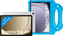 Samsung Galaxy Tab A9 Plus 11 inches 8GB/256GB WiFi Silver + BlueBuilt Kids Cover Blue tablet with large screen size