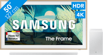 Coolblue Samsung 50" The Frame LS03FA (2025) + Samsung HW-S701D Wit (2024) aanbieding
