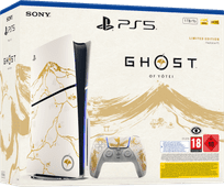 PlayStation 5 Slim Disc Edition + Ghost of Yotei Gold Limited Edition PlayStation 5 Pro of Slim