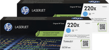 HP 220X LaserJet Toner Cartridge Cyan (2 units) Toner cartridge for HP printer