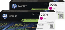 HP 220X LaserJet Toner Cartridge Magenta (2 units) Toner cartridge for HP printer
