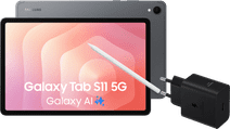 Coolblue Samsung Galaxy Tab S11 11 inch 128GB Wifi en 5G Grijs + Oplaadpakket aanbieding