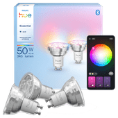 Coolblue Philips Hue Essential White and Color GU10 3-pack aanbieding