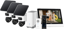 EufyCam S4 3-Pack + HomeBase 3 + Video Doorbell E340 + Smart Display E10 PTZ Ip-camera