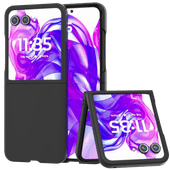 Just in Case Hard Case Motorola Razr 60 Back Cover Zwart Motorola hoesje