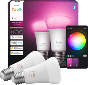 Philips Hue A67 White and Color E27 1100 lumens 2-pack Philips Hue E27 White and Color smart light