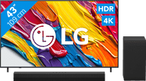 Coolblue LG 43" QNED82 4K (2025) + LG DS40T aanbieding