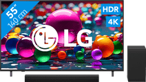 Coolblue LG 55" Smart UA75 4K (2025) + LG DS40T aanbieding