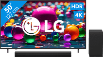 Coolblue LG 50" Smart UA75 4K (2025) + LG DS40T aanbieding