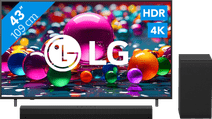 Coolblue LG 43" Smart UA75 4K (2025) + LG DS40T aanbieding