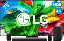 Coolblue LG 75" QNED86 EVO 4K (2025) + LG DS70TR aanbieding