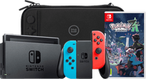 Coolblue Nintendo Switch Rood/Blauw + Pokémon Legends: Z-A + BlueBuilt Beschermhoes aanbieding