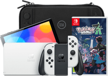 Coolblue Nintendo Switch OLED Wit + Pokémon Legends: Z-A + BlueBuilt Beschermhoes aanbieding