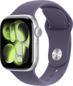 Coolblue Apple Watch Series 11 42mm Zilver Sportband M/L aanbieding