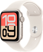 Coolblue Apple Watch SE 3 44mm Starlight Sportband M/L aanbieding