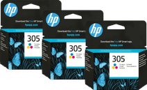 HP 305 Cartridge Kleur (3 stuks) HP 305 inkt cartridge
