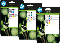 HP 937 Cartridge Combo Pack (3 stuks) HP inkt cartridge