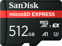 SanDisk MicroSD Express Card 512GB 650MB/s Geheugenkaart