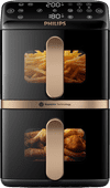 Philips Dual Stacked 4000 Series NA462/70 Philips airfryer met kijkvenster
