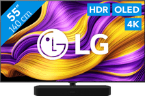 Coolblue LG 55" OLED EVO G56 4K (2025) + Sonos Beam Gen2 Zwart aanbieding