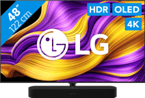 Coolblue LG 48" OLED EVO G56 4K (2025) + Sonos Beam Gen2 Zwart aanbieding