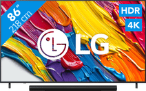 Coolblue LG 86" QNED82 4K (2025) + Sonos Arc Ultra Zwart aanbieding