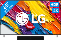 Coolblue LG 65" QNED82 4K (2025) + Sonos Beam Gen2 Zwart aanbieding