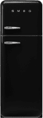 SMEG FAB30RBL6 black fridge freezer combination