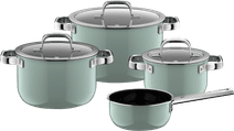 WMF Fusiontec Mineral Pro Pannenset 4-delig Eucalyptus Haze WMF pan