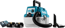 Makita DVC750LZX1 5,0 Ah Accu (2x) Starterspakket Accu bouwstofzuiger